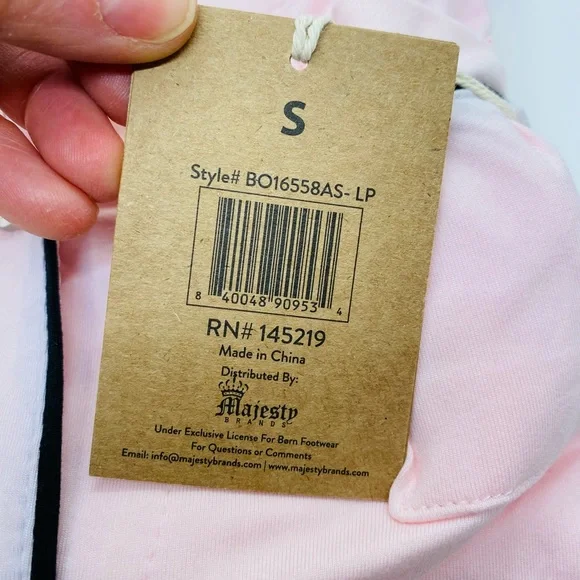 NWT Born Pajama Set Extra Soft Pink/Black Sizes Available S, M, L, XL